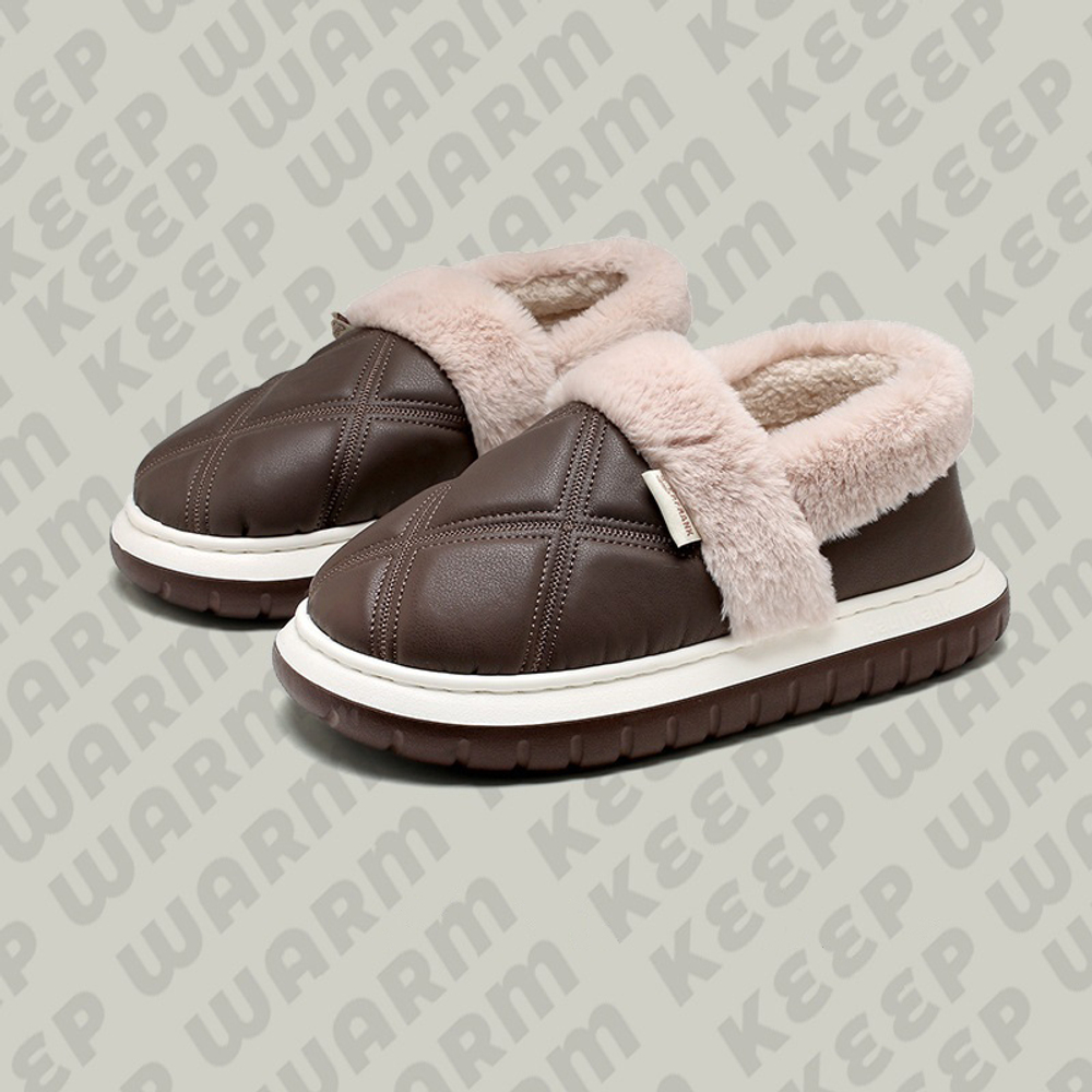 Тапочки Paul Frank Leather (Brown)