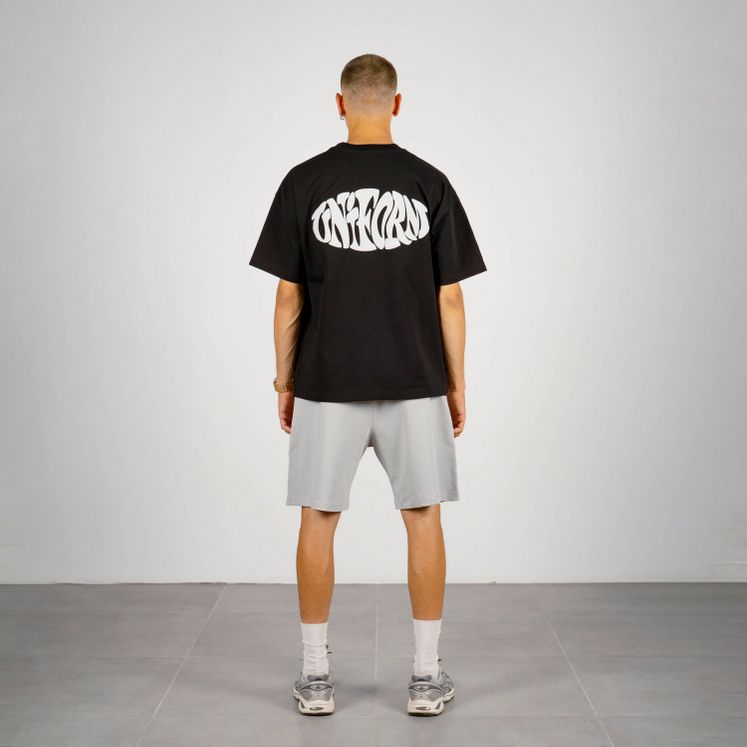 Футболка UNIFORM Heavy Stamp, черный/белый