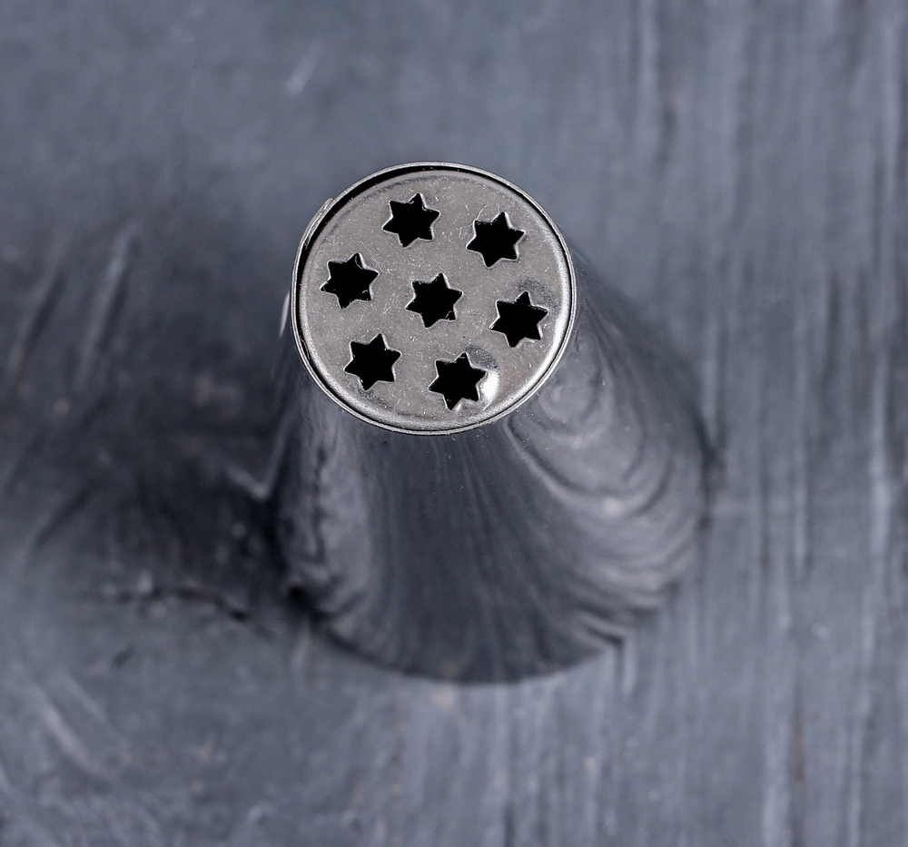 Насадка для кондитерского мешка d=3 см «Травка крупная», нержавеющая сталь