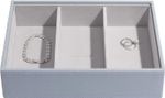 Органайзер для часов и аксессуаров Stackers Classic Watch Accessory Layer, 3 отделения - Mink (#stackers #bam #органайзердляочков #органайзер_для_очков / Искусственная кожа / White / белый / White / Китай / 6 / 300 / 300)