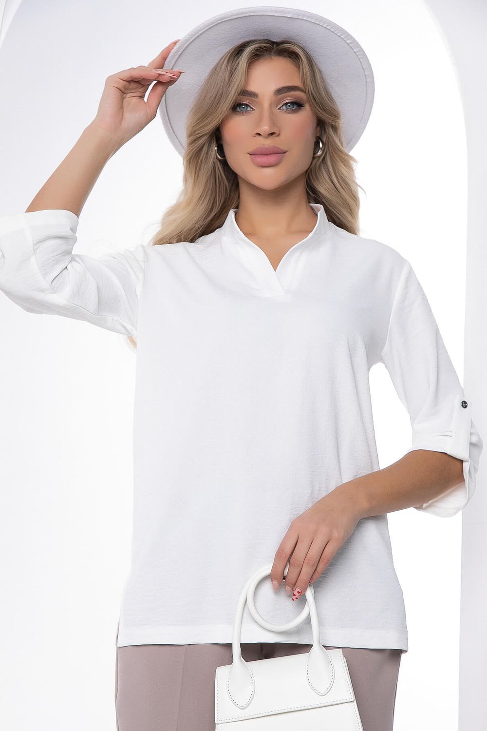 Блуза "Эва" (молочная) Б8667 LT Collection