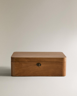 Zara Home Шкатулка из дерева, цвет коричневый, 30 см · 7169/452