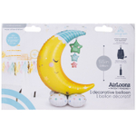 Фольгированный шар-фигура «Месяц и звезды» AIR, 137 см