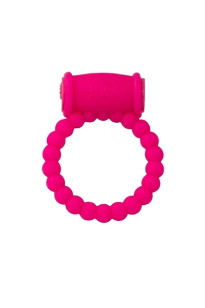 Эрекционное кольцо с вибрацией A-Toys (розовый) (Цвет: розовый)