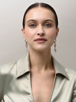 Серьги "Thorn" Cross с цирконами