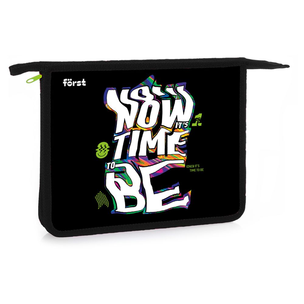 Папка для тетрадей 1 отделение, А5, Först "Be the 1st", 240*205*40мм, пластик, на молнии