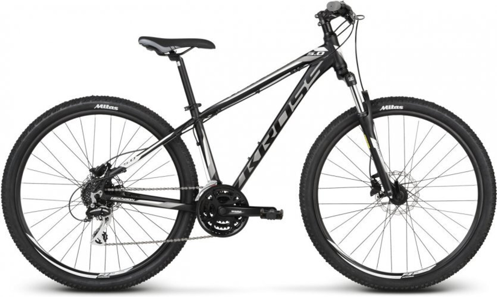 Велосипед Kross 2018 Hexagon 5.0 29 black graphite white matte L