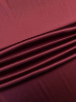 Шелк атласный вишневый