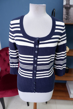 Кардиган Wallis в полоску 46 размер