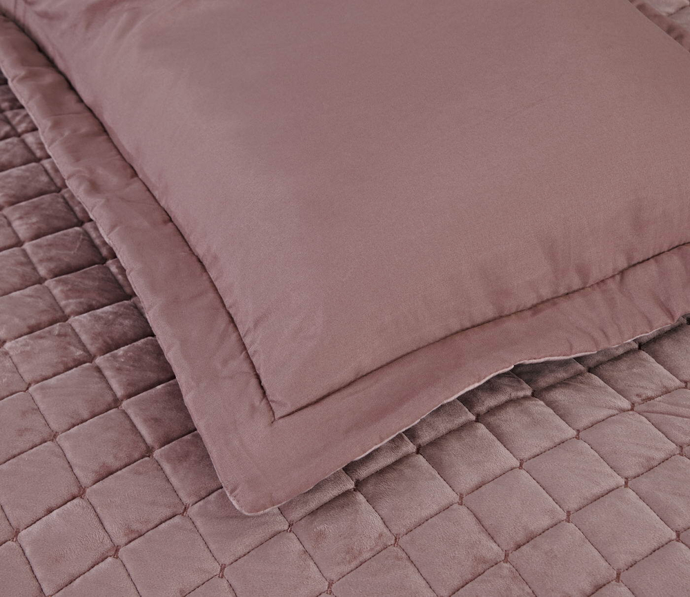 Покрывало 160х220 и наволочка 50х70 Sofi De MarkO Натаниэль Чайная роза