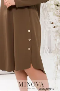 Платье 2435-мокко Minova