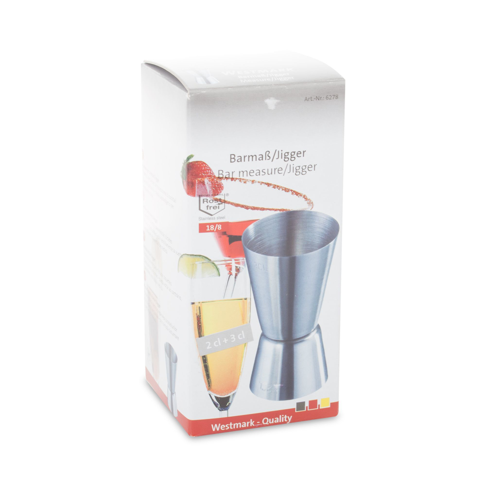 Джиггер двойной для коктейлей 7.5см Westmark Vine accessory Германия упаковка
