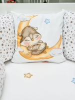 Детское постельное белье BUBO BABY "MILKY DREAMS" для новорожденных 17 предметов