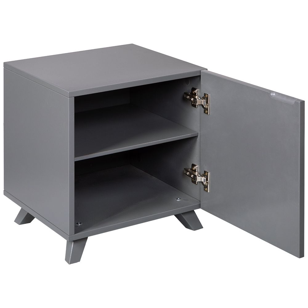 Тумба прикроватная Тропик Сканди Серый Голд правая