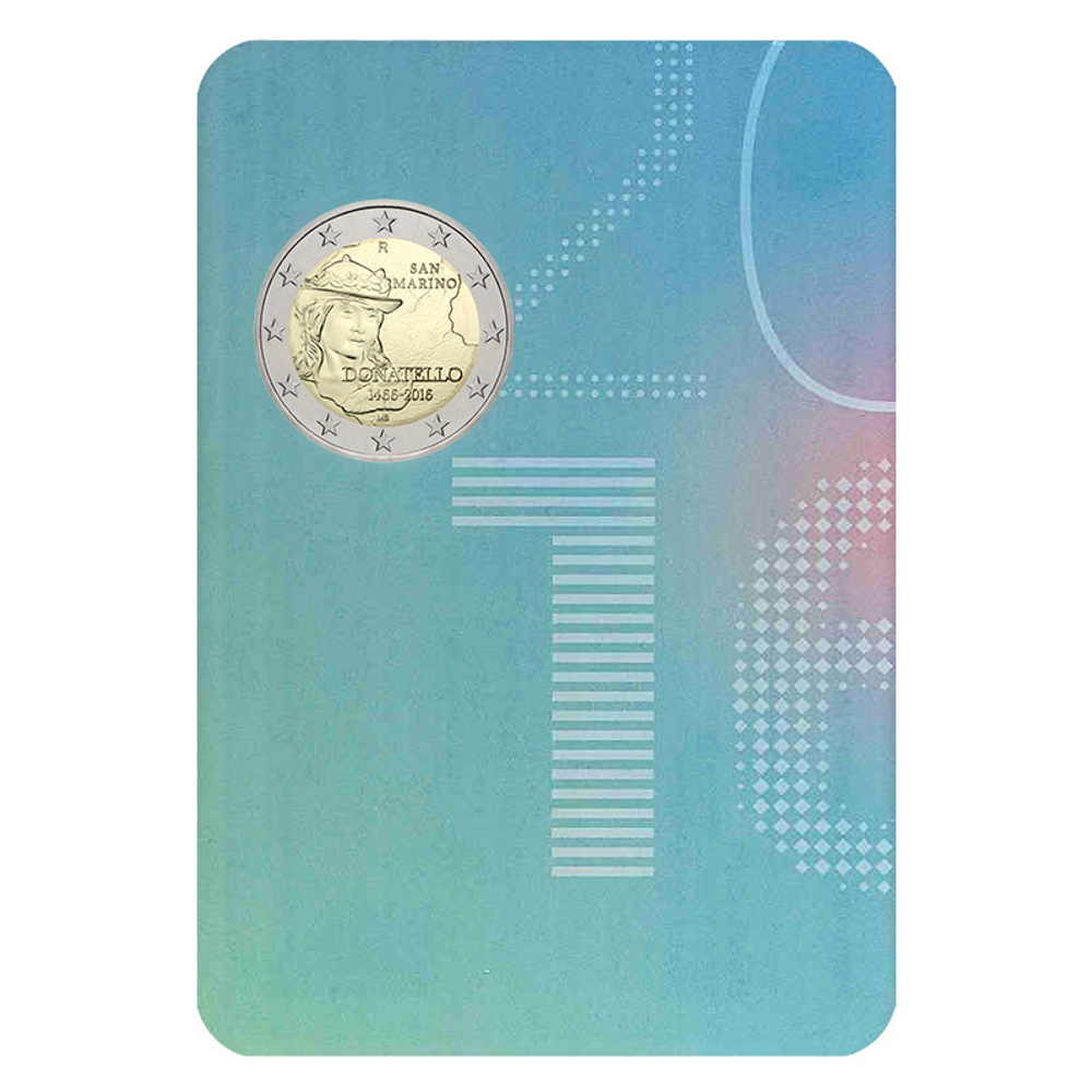 San Marino 2 Euro 2016 – 550th Anniversary of Death of Donato di Niccolò di Betto Bardi (1386 - 1466) (BU)