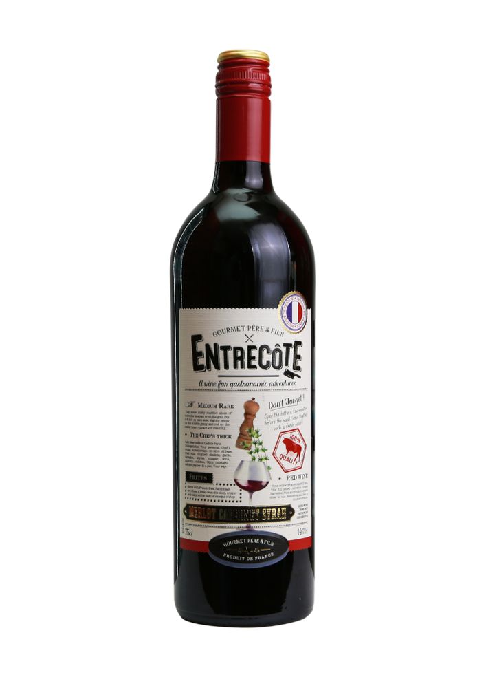 Вино Entrecote Merlot Cabernet Sauvignon 13%