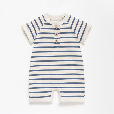 Песочник "Basic line" в полоску, р.74-80 см, бежевый 9538981 (Крошка Я)