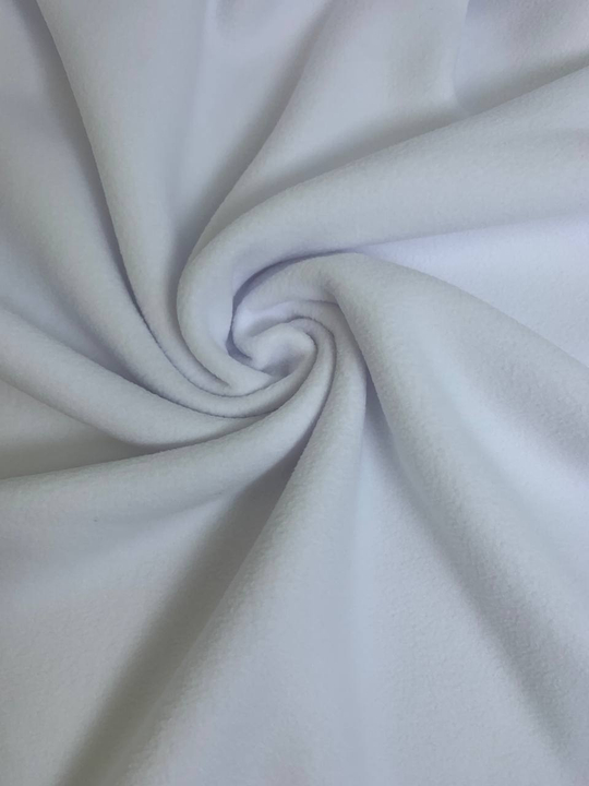 Флис гл. краш, белый, двухсторонний, антипиллинг