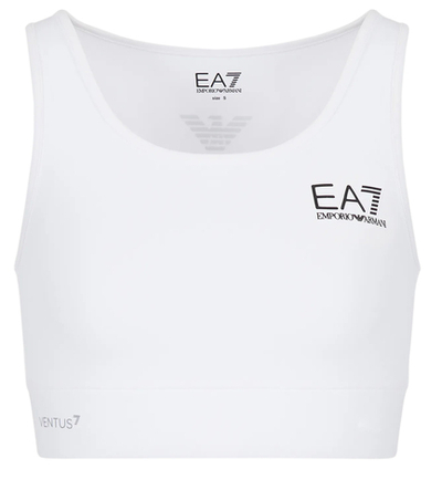 ТОП теннисный EA7 Woman Jersey Sport Bra - white