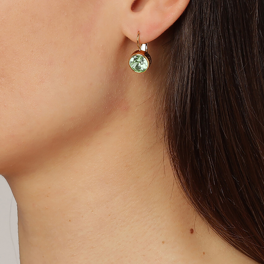 Серьги Dyrberg Kern LOUISE SG LIGHT GREEN 380100 G/G