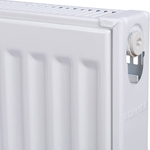 Радиатор панельный профильный ROMMER Ventil тип 11 - 300x1300 мм (подключение нижнее, цвет белый)