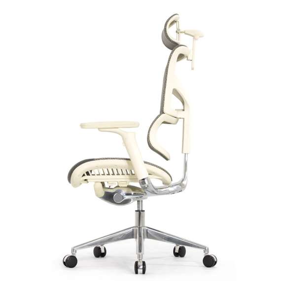 Кресло EXPERT 2 SAIL HSAM 01-G (подлокотник 6D(360), подголовник 5D,сетка серая / каркас светлый)