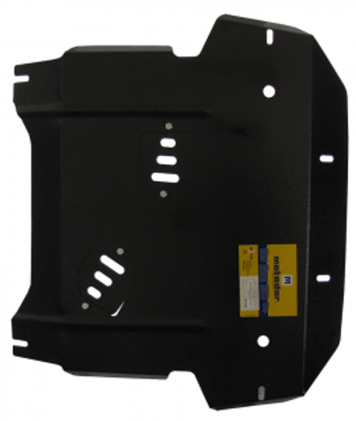 Защита картера Двигателя, КПП, Разд. коробки. 2 мм, Сталь. для Mitsubishi Pajero Pinin 1999-2007 MOTODOR.01318