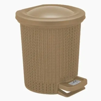 Контейнер для мусора с педалью Soul 6 л кофейный