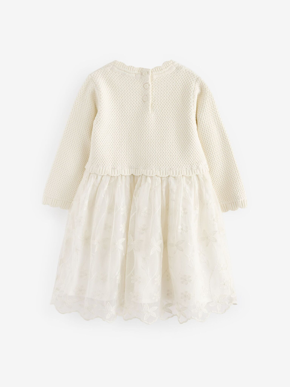 Платье для девочки Next Q87-945, Молочный