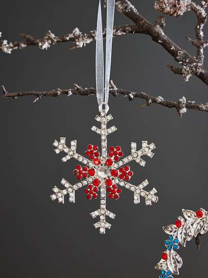 Набор из 4 украшений, 10 см, бусины