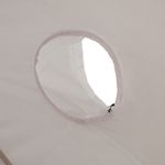 Палатка зимняя куб СЛЕДОПЫТ 2,1 х2,1 м, Oxford 210D PU 1000, S по полу 4,4 кв.м, цв. оранжевый/белый