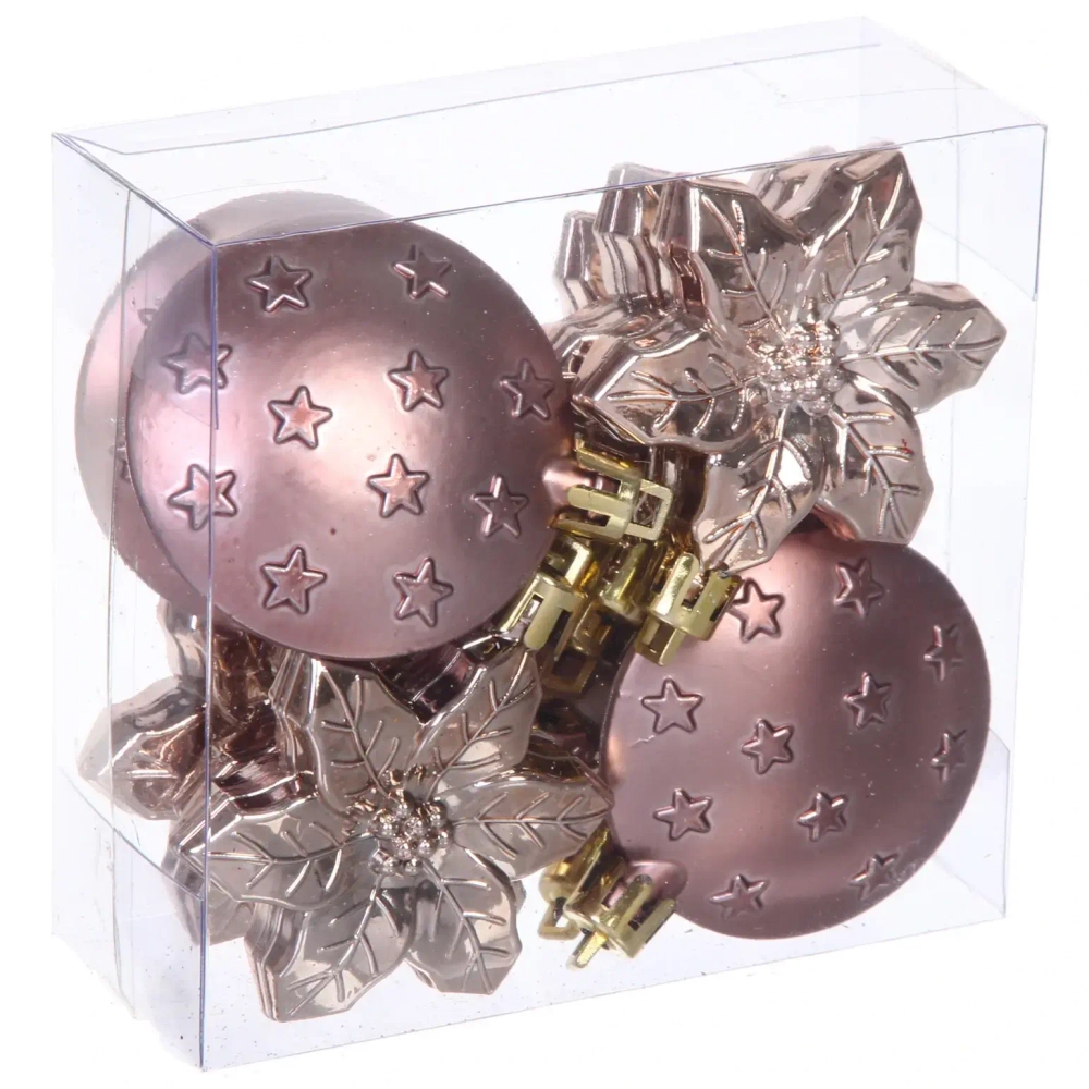 Набор ёлочных украшений «Сказочная зима» 45 предметов, Белый/Шампань/Шоколад