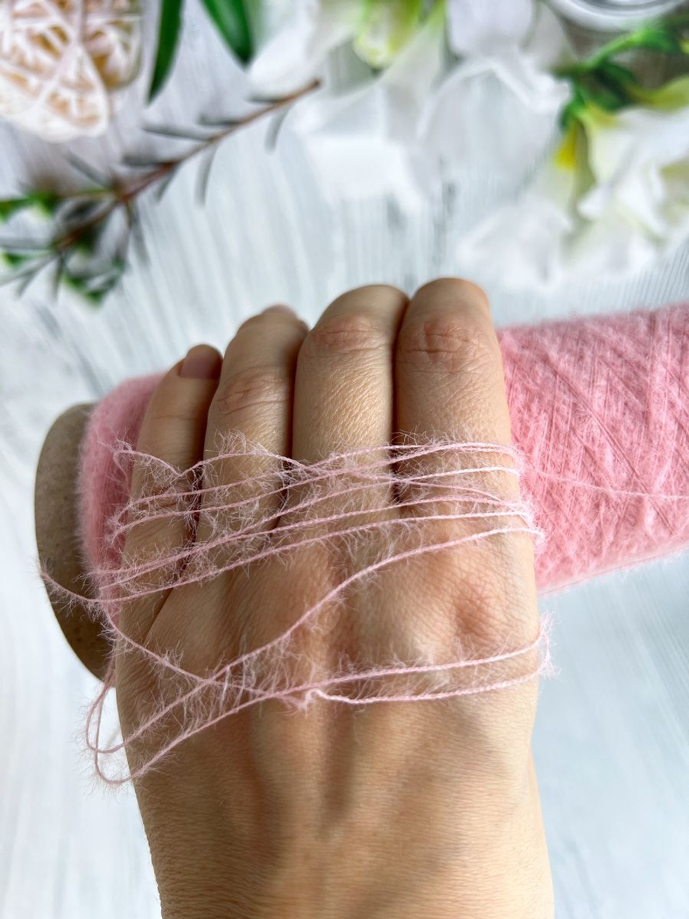 Пряжа для вязания мех Норки декоративная