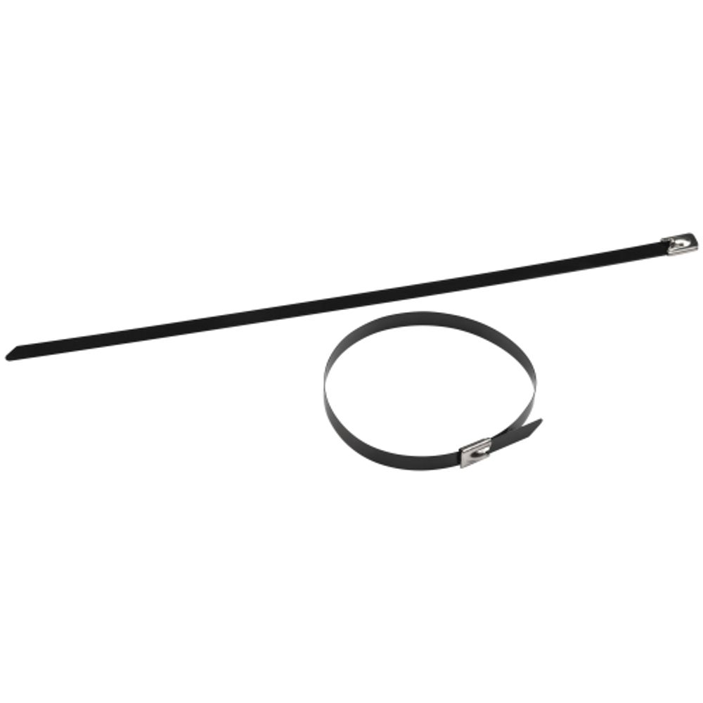 Кабельная стяжка (хомут) стальная AISI 304 с полимерным покрытием ЭРА NO-225-259 7.9 х 200 мм 10 шт