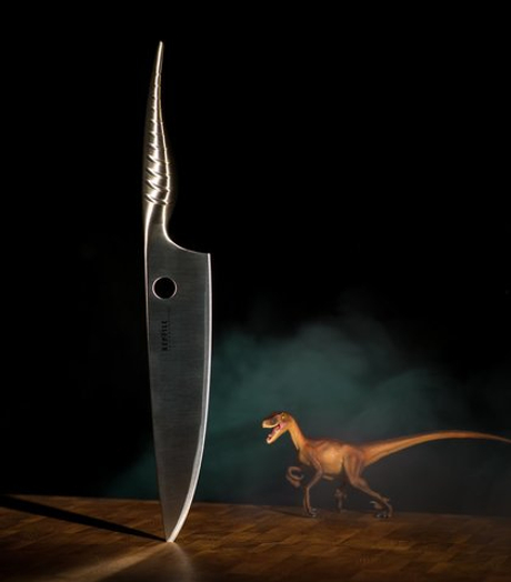 Нож кухонный Поварской-Шеф 20см Samura Reptile