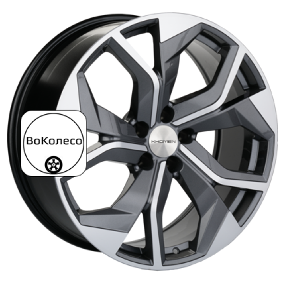 8,5x20/5x114,3 ET30 D60,1 KHW2006 (RX) Gray-FP Khomen Wheels