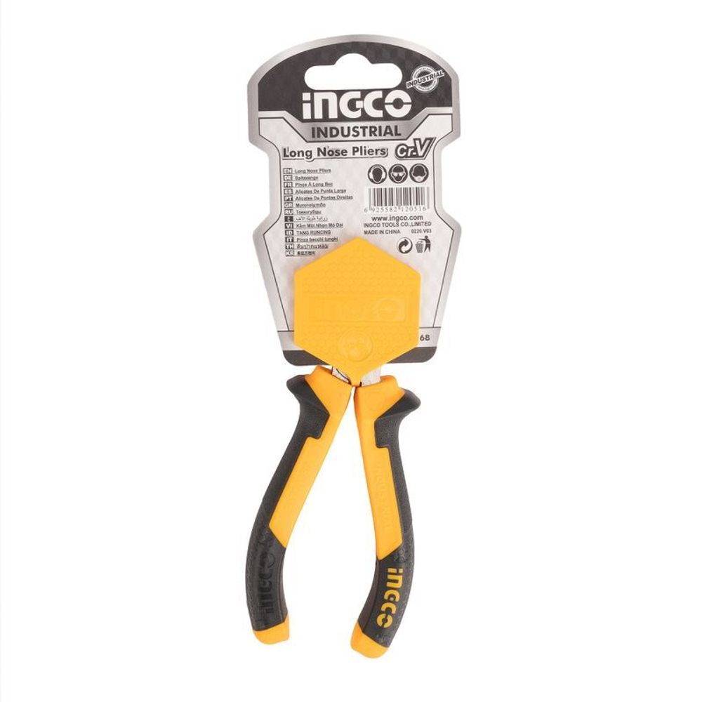 Длинногубцы INGCO INDUSTRIAL 160 мм