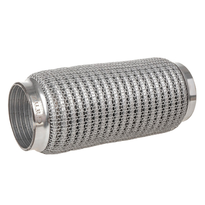 Компенсатор (гофра) выхлопной системы 3х-слойная WIRE MESH 64x200 UNIVERSAL D=64mm L=200mm GANZ GIG05325
