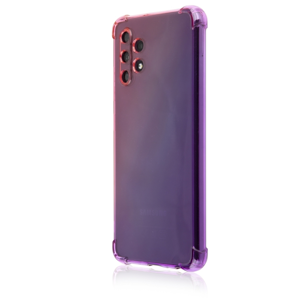 Чехол ROSCO для Samsung Galaxy A32 оптом (арт. SS-A32-HARD-TPU-PINK-PURPLE)