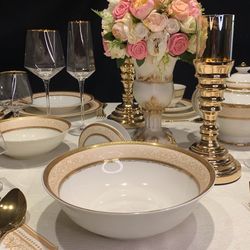 Lenardi 205-044 Салатник 23см. ЭЛИЗАБЕТ в под.уп.(х18)