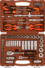 OMT69S Набор инструмента универсальный 1/4", 1/2"DR, 69 предметов