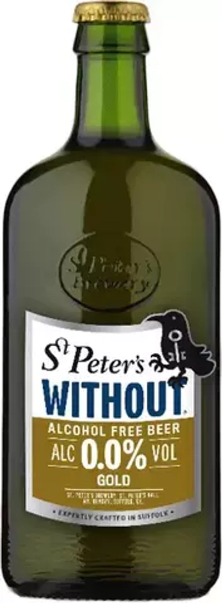 Пиво Сейнт Питерс Визаут Голд Безалкогольное / St. Peter's Without Gold 0.5 - стекло