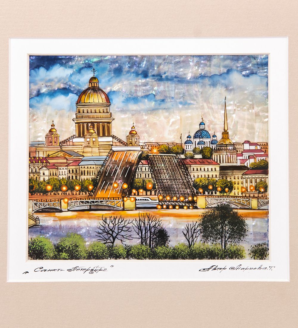 Народные промыслы ШК-55/247 Панно «Санкт-Петербург»