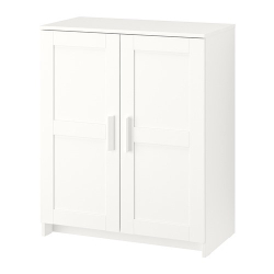 БРИМНЕС BRIMNES Шкаф с дверями 78×95см, белый