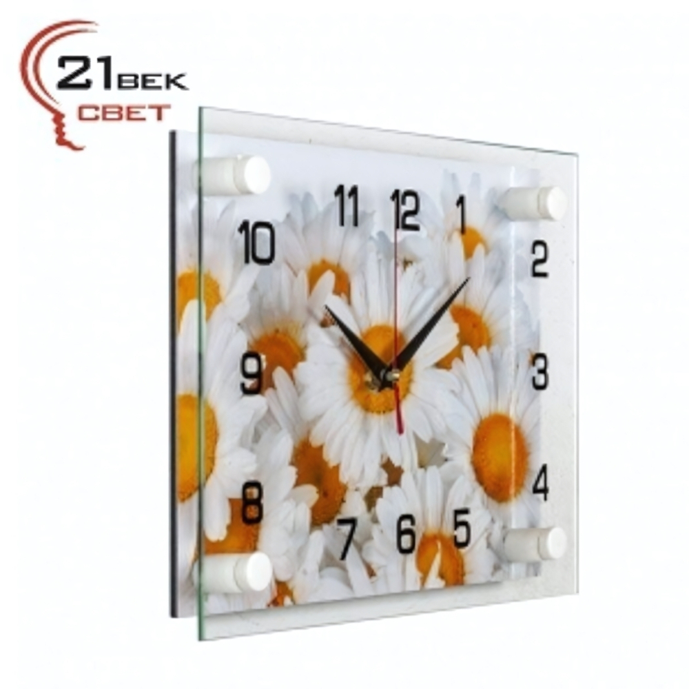 2026-1123 Часы настенные "Ромашковое счастье"