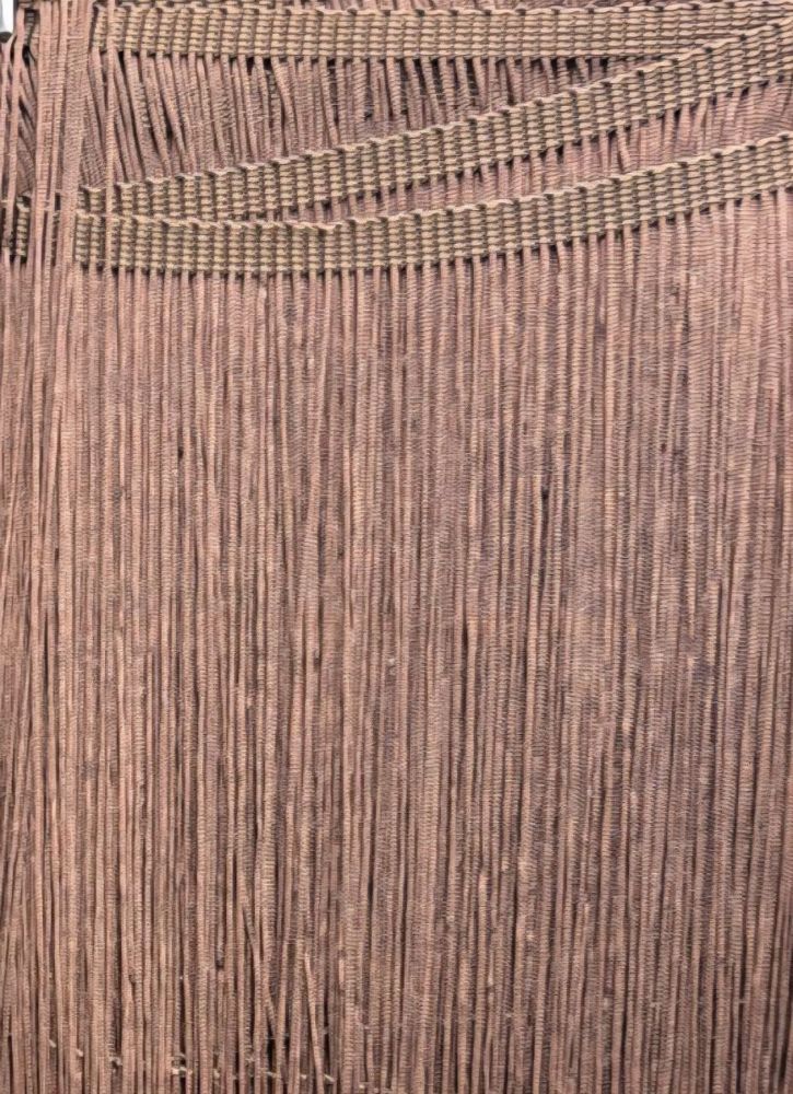 Тесьма текстиль бахрома, ш. 50 см, коричневый