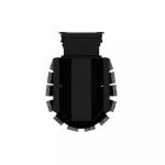 Дровяная банная печь Grill'D Cometa Vega 350 Short Window Max Stone (Серпентинит)