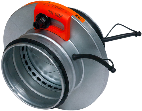 Ирисовый клапан Airone IRIS 200 для измерения и регулировки потока воздуха в вентиляционных каналах