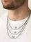 Фото цепочка на шею гурмета допиа серебро 9266 размеры на модели