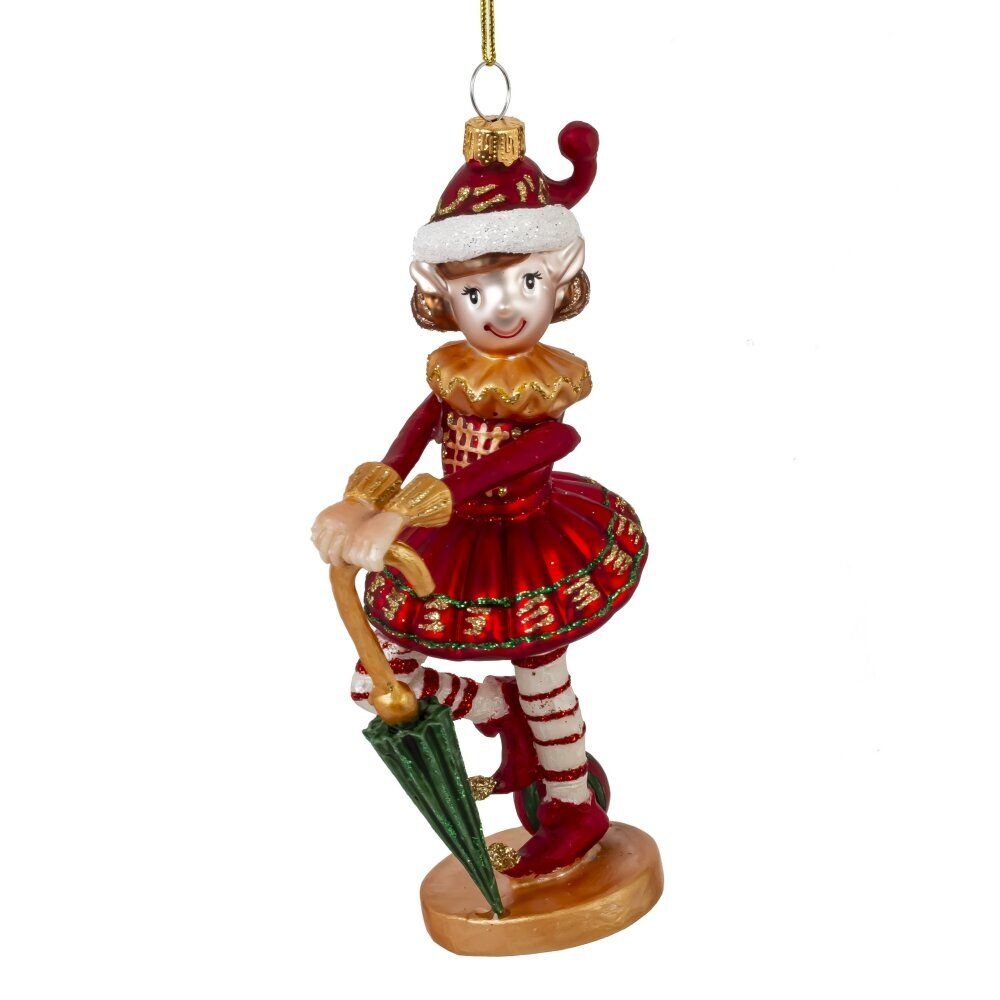 GAEM Украшение новогоднее "Девочка-эльф", L7,5 W5,5 H15,5 см